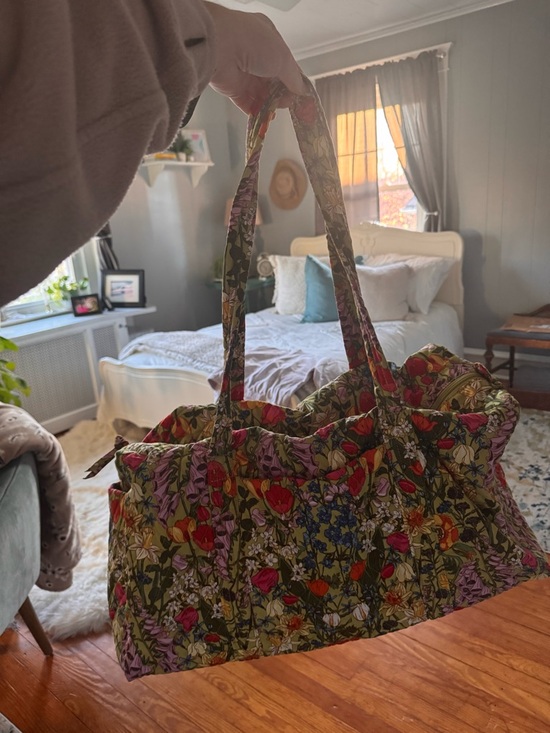 Vera Bradley Handbags - Vera Bradley small original duffle bag - green floral